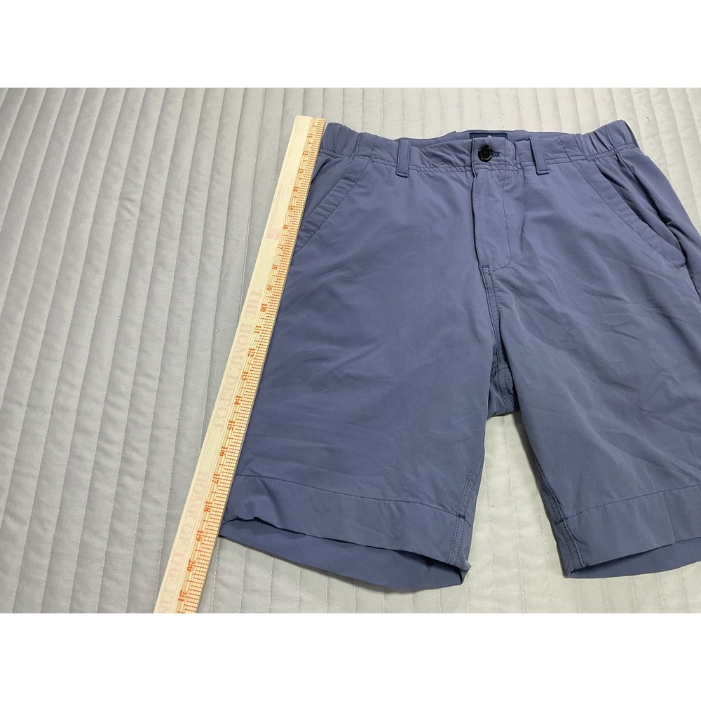 Brooks Brothers Performance Golf Shorts Slate Blue Elastic Waist Men's W32 - Picture 11 of 11